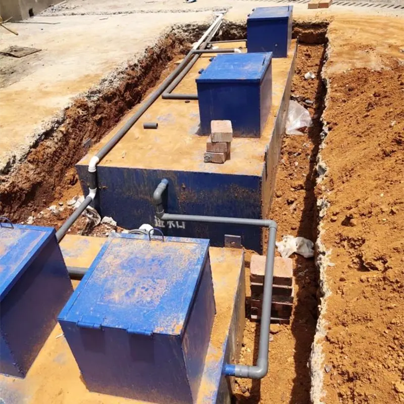 Cộng đồng xử lý nước thải sinh hoạt chôn lấp Thiết bị cỡ trung bình